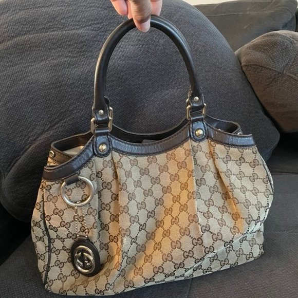 Brown Gucci Sukey Handbag